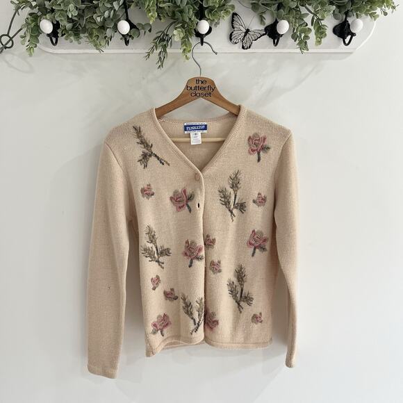 Vintage Pendleton Sweater Cardigan Button Down grandmacore cottagecore 22-3184 - Picture 1 of 5